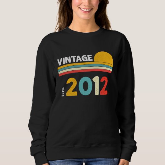 Sweatshirt Vintage 2012 (Devant)