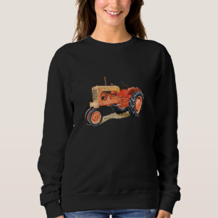 Sweatshirt Vintage Allis Chalmers WD45 Tracteur Impression