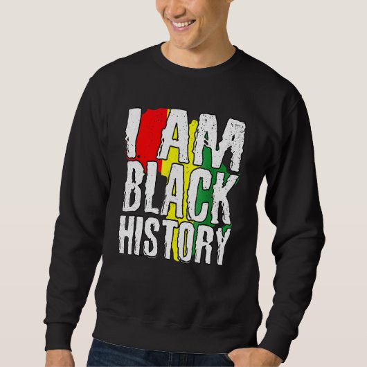 Sweatshirt Vintage Black History Month Shirt Fist (Devant)