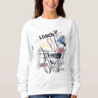 Sweatshirt Vintage Bloom Abstract Garden Floral Chaos Wild Pe