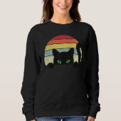 Sweatshirt Vintage Ca  Retro Kitten Cats (Devant)