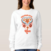 Sweatshirt Vintage célébrer l'amour (Devant)