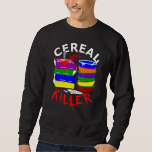 Sweatshirt Vintage Céréal Killer Food Pun Boîte Céréale Hallo