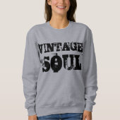 Sweatshirt vintage de gris d'âme (Devant)