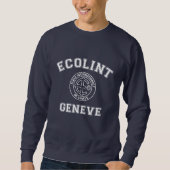 Sweatshirt vintage d'Ecolint de conception (Devant)