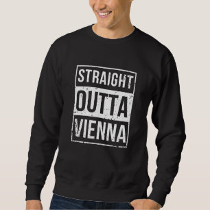 Sweatshirt Vintage droit en dehors de Vienne Autriche Autrich