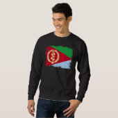 Sweatshirt Vintage Eritrea Flag Eritrean Independence Day (Devant entier)