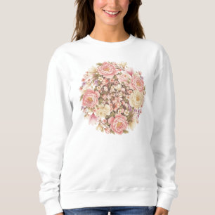 Sweatshirt Vintage floral pour femme sweat-shirt 🌸