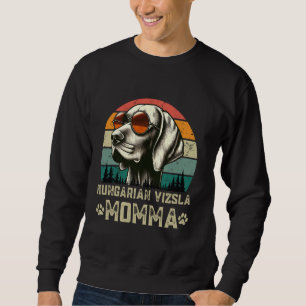 Sweatshirt Vintage hongrois Vizsla Momma Amoureux de les chie