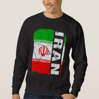 Sweatshirt Vintage Iranian Flag Iran Pride Roots Heritage