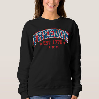Sweatshirt Vintage Liberté 1776 Patriotique Arche Patrimoine