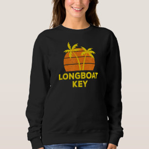 Sweatshirt Vintage Longboat Key Florida Retro