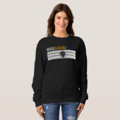 Sweatshirt Vintage Massachusetts Flag Massachusetts Proud Men (Devant entier)