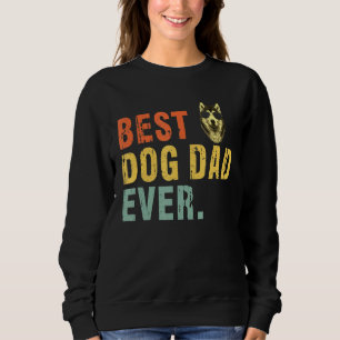 Sweatshirt Vintage Meilleur Chien Papa Jamais T Chemise Alask