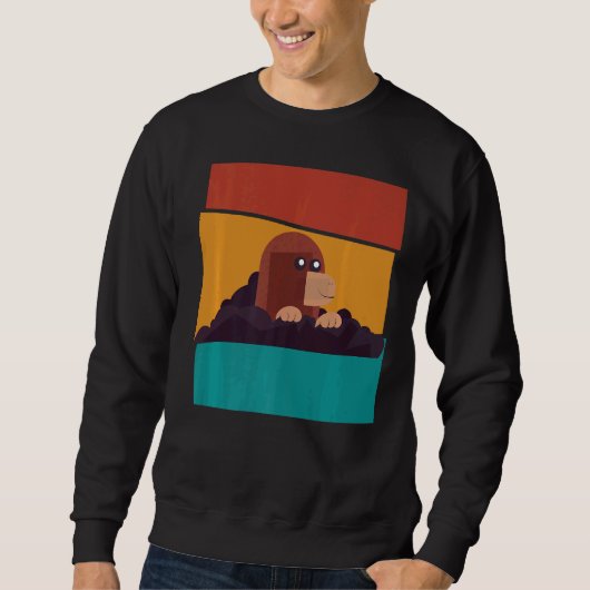 Sweatshirt Vintage migte Mole (Devant)