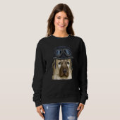 Sweatshirt Vintage Motorcycle Helmet Anatolian Shepherd Dog (Devant entier)