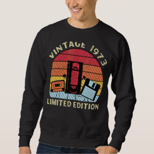 Sweatshirt Vintage Né En 1973 Anniversaire