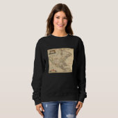 Sweatshirt Vintage North America Map  1690  (Devant entier)