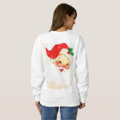 Sweatshirt Vintage Père Noël (Dos entier)