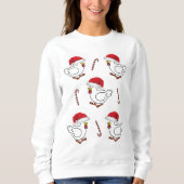 Sweatshirt Vintage Père Noël Chicks (Devant)