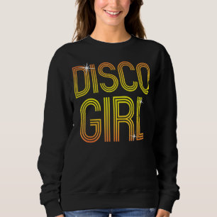 Sweatshirt Vintage Retro Disco Girl les années 70 80s Family