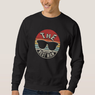 Sweatshirt Vintage Retro Le Témoin Enterrement de Vie de Garç