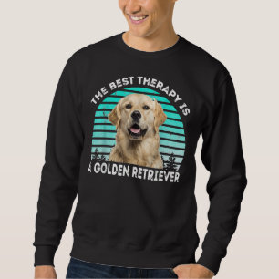 Sweatshirt Vintage rétro or déprimé maman chien