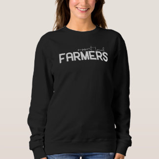 Sweatshirt Vintage Retro Western Support Local Farmers Farm C