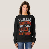 Sweatshirt Vintage Rottweiler génial (Devant entier)