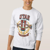 Sweatshirt Vintage style university of utah crewneck (Devant)