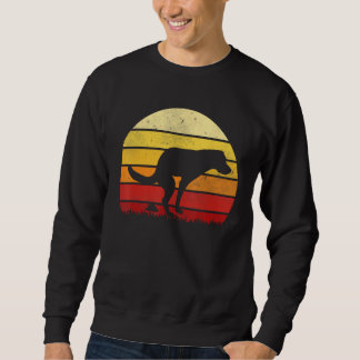 Sweatshirt Vintage Sunset Labrador Retro Dog Pooping Old Scho