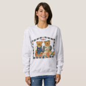 Sweatshirt Vintage Teddy Bear, 80s 90s Country Bears (Devant entier)