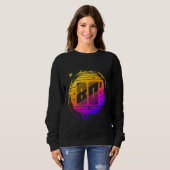 Sweatshirt vintage tendance années 80 (Devant entier)