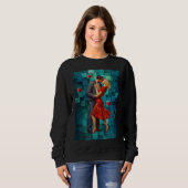 SWEATSHIRT VINTAGE VALENTINE PASSION (Devant entier)