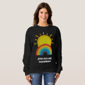Sweatshirt Vintage Valentine You Are My Sunshine H (Devant entier)