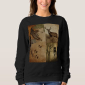 Sweatshirt Vintage Whitetail Deer Bow Hunting (Devant)
