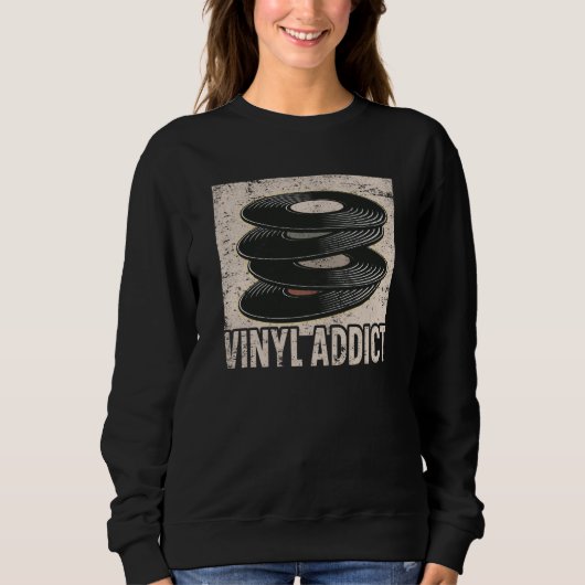 Sweatshirt Vinyl Player Vinyl Record Player Music (Devant)