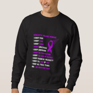 Sweatshirt Violence Domestique Travailleuse Avec Un Ruban Dom
