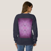 Sweatshirt VIOLET - Art fractal - (Dos entier)
