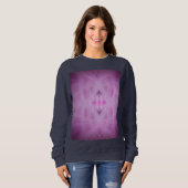 Sweatshirt VIOLET - Art fractal - (Devant entier)