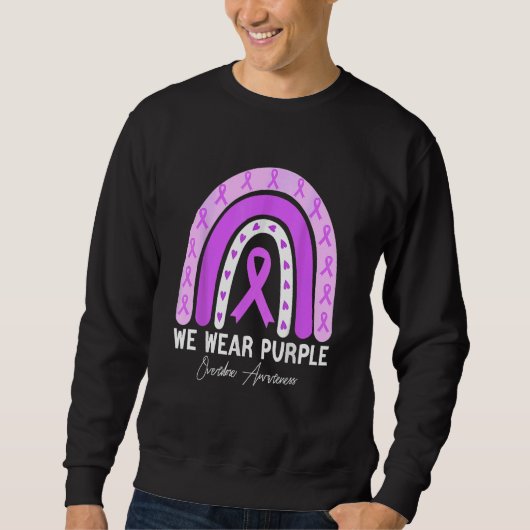 Sweatshirt Violet Ruban Tournesol Butterfly Overdose (Devant)