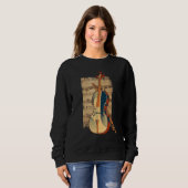 Sweatshirt Violinis vintage Fiddle Stringed Instrument Fiddle (Devant entier)