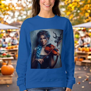 Sweatshirt Violon musicien Taurus Zodiac