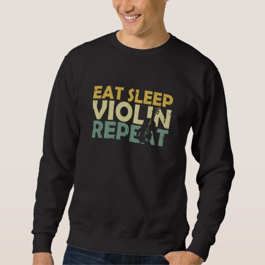 Sweatshirt Violon Rétro (Devant)
