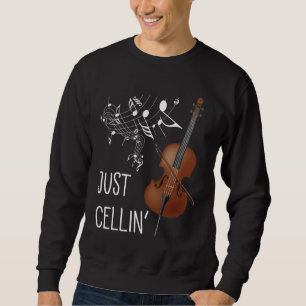Sweatshirt Violoncello Humour Cellist à cordes violoncelle