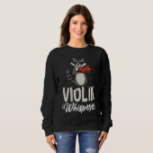 Sweatshirt Violoniste violoniste du violon Whisperer (Devant entier)