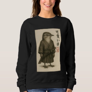 Sweatshirt Vireo aux yeux rouges Samouraï encre Art Sumi-e St