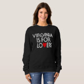 Sweatshirt Virginia Est Pour Les Amateurs Pour Les Hommes, Le (Devant entier)