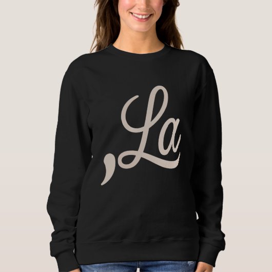 Sweatshirt Virgule La 2024 Pour L'élection Présidentielle Drô (Devant)