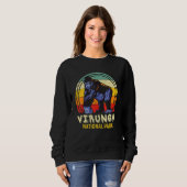 Sweatshirt Virunga National Park Congo Safari Gorilla Africa  (Devant entier)
